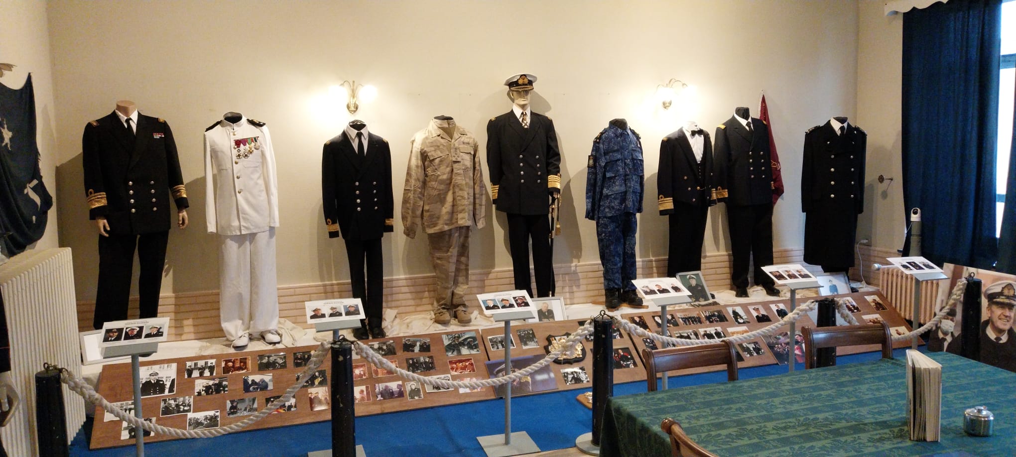 Historic navy uniforms